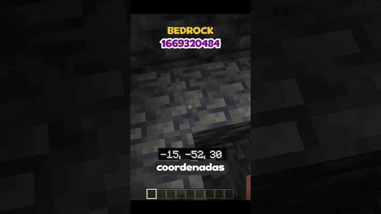 🤑 Diamantes infinitos , con esta semilla f&aacute;cil de encontrar #minecraftshorts #seed #bedrock