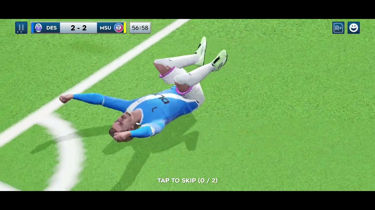 Weak team vs strong team great game DES vs MSU 3-3🥅 final score ⚽️✨️🎮