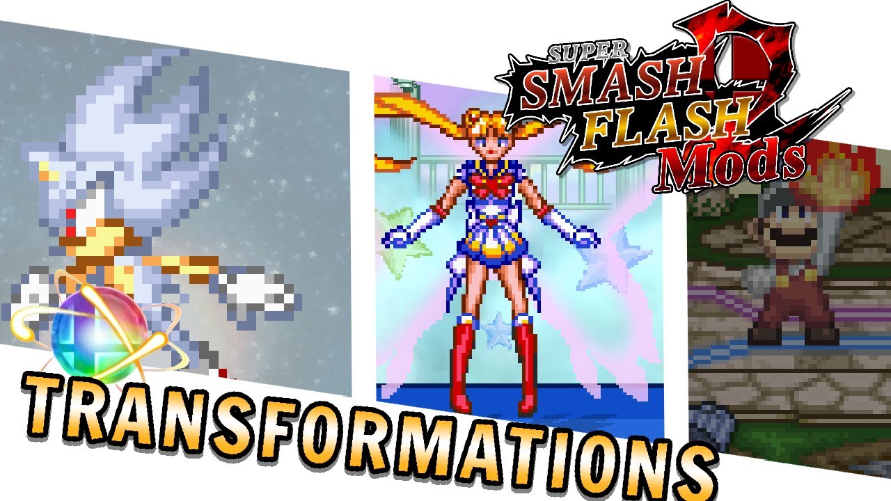 SSF2 Mods: All Transformations - THE SUPERCUT!