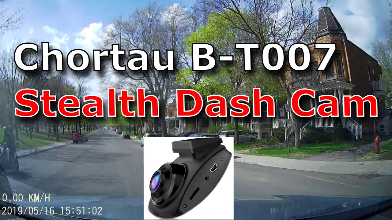 Chortau BT007 stealth budget dash cam FHD 1080 with parking mode unboxing, installation and review