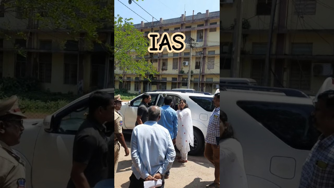 IAS Officer Collector and District Magistrate protocol vehicle #motivation #ips #ias #upsc #shorts