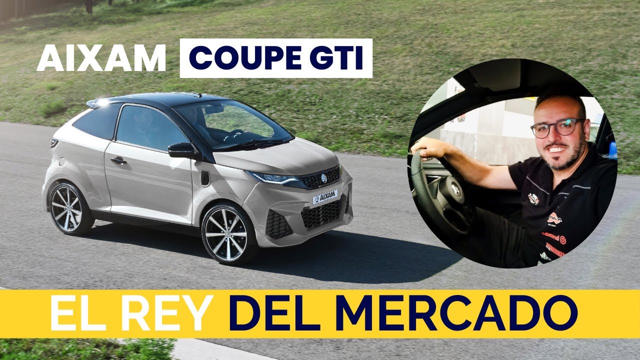 AIXAM Coupé GTI Blanco Nacar en este video podemos ver al rey del mercado !! | Coches Sin Carnet