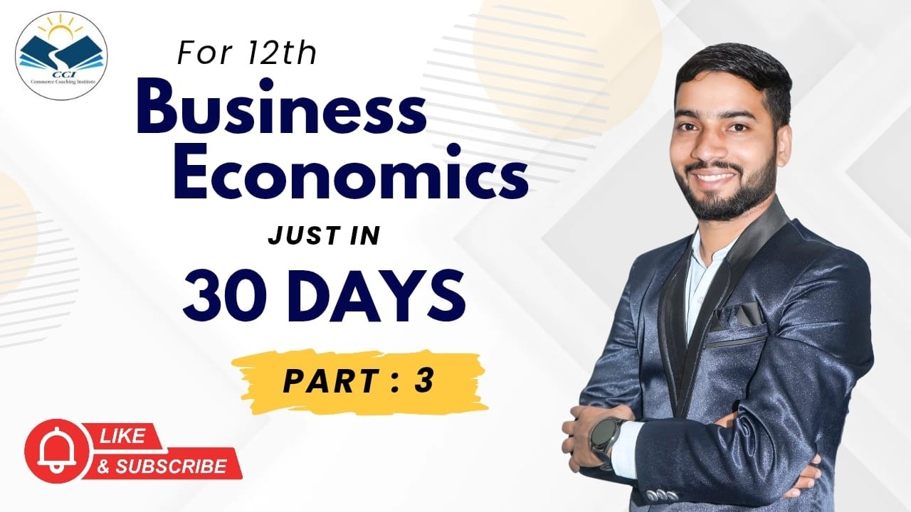 BUSINESS ECONOMICS | 12TH STD | CH 1. INTRODUCTION TO MICRO ECONOMICS AND MACRO ECONOMICS | PART - 3