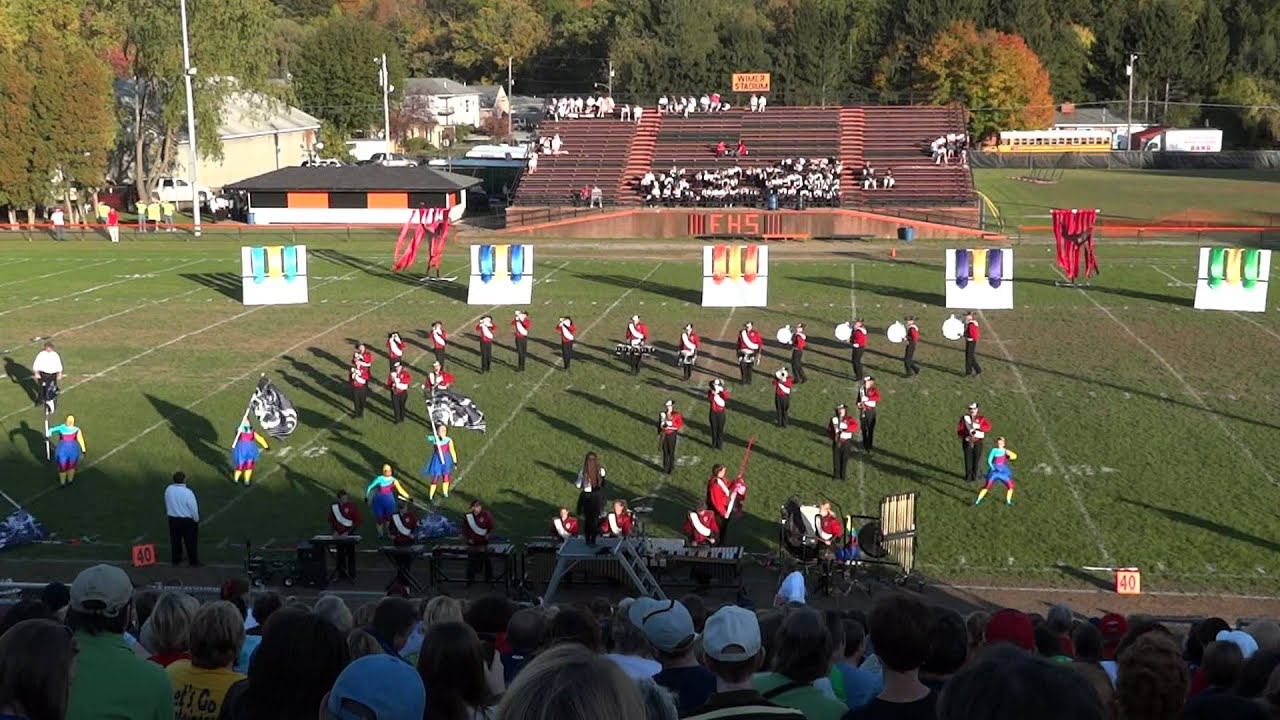 Hurricane High School Marching Band performing at Forest Festival 2011