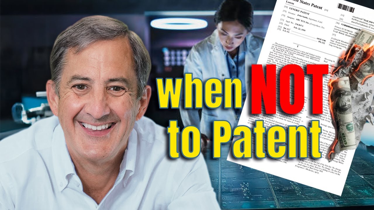 When Getting a Patent is a Bad Idea