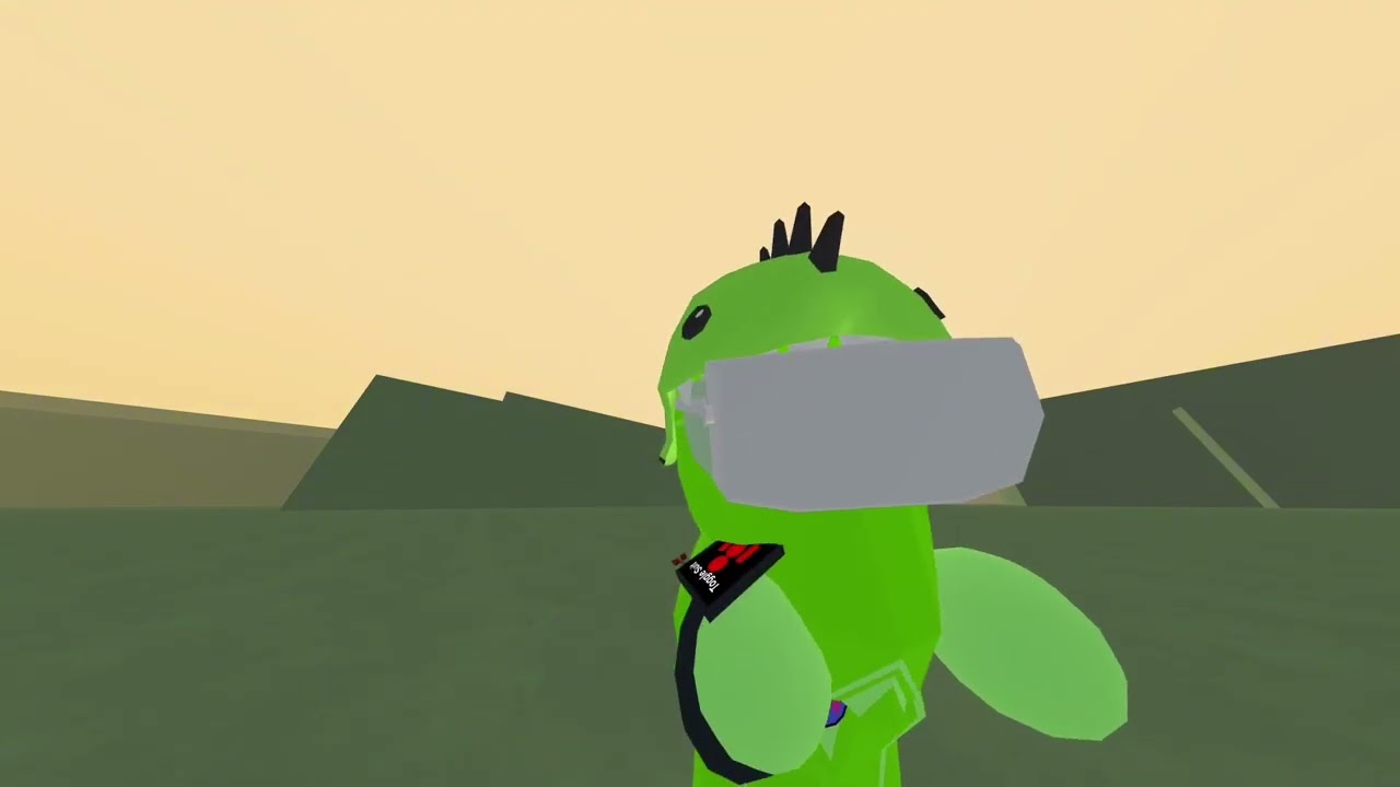 Playing Grab vr (iron man simulator)