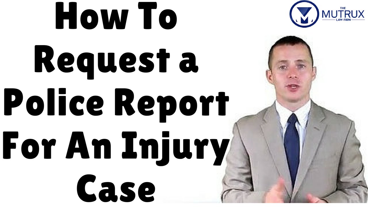 How to Request a Police Report for an Injury Case | St. Louis Personal Injury Lawyer