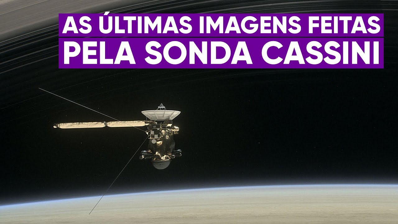 A última foto da sonda Cassini antes de cair em Saturno