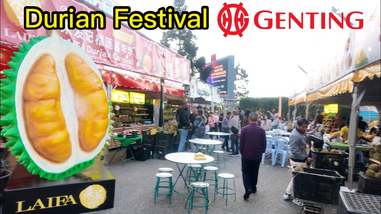 Checking out Durian Festival at Genting Highland