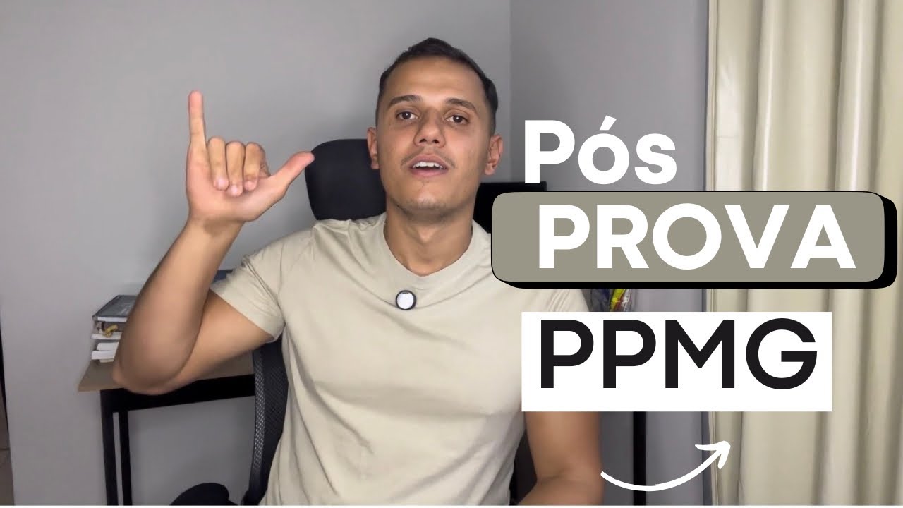 Como me sai na prova da PPMG… 
