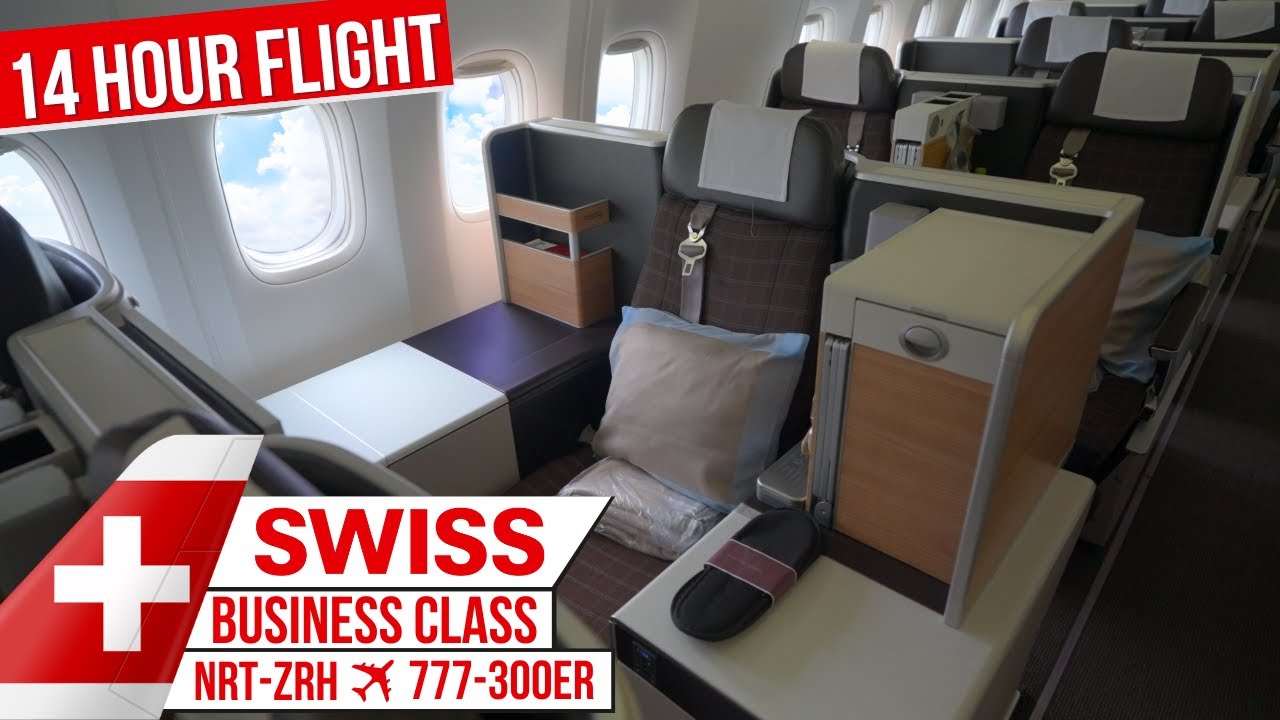 Обзор Swiss Business Class 777-300ER · Токио - Цюрих