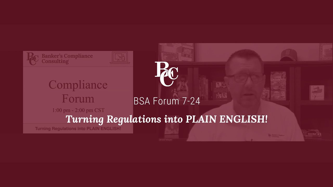 BSA/AML Compliance Q&A FREE Forum 2024