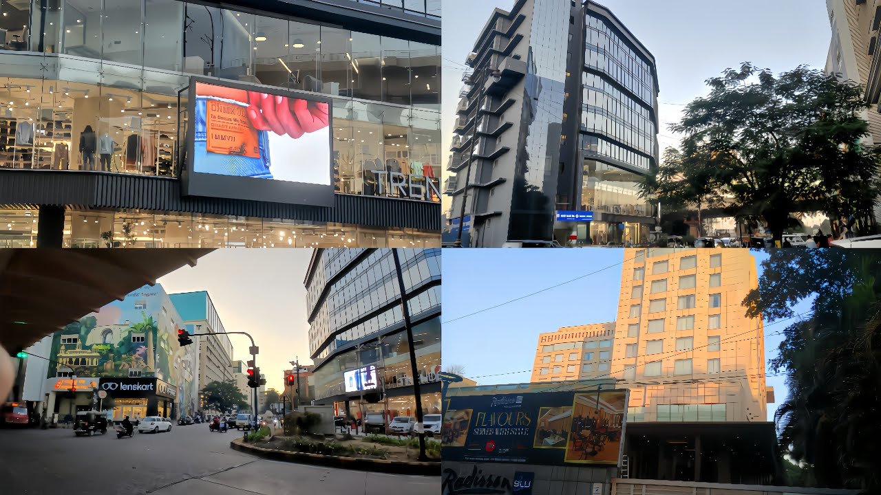 London Street, Nagpur, India: Day & Night (A Cinematic Exploration)