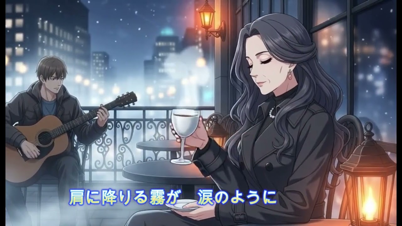 夜霧のカフェテラス