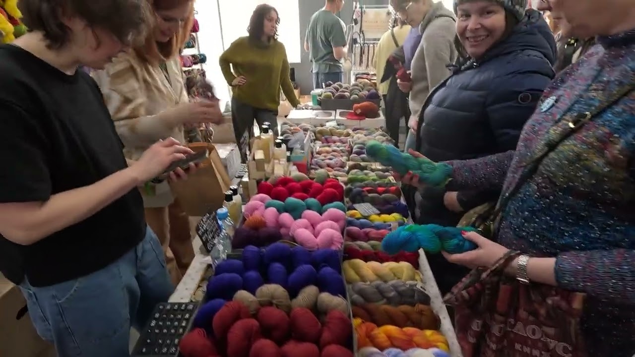 Moscow wool market &ldquo;Sherstyanoi Bazar&rdquo;/ Шерстяной базар в Москве март 2024 #sherst_bazar