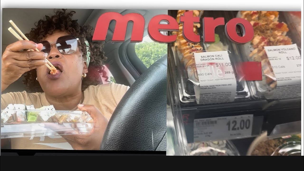 Trying Sushi At Metro| Is it good?