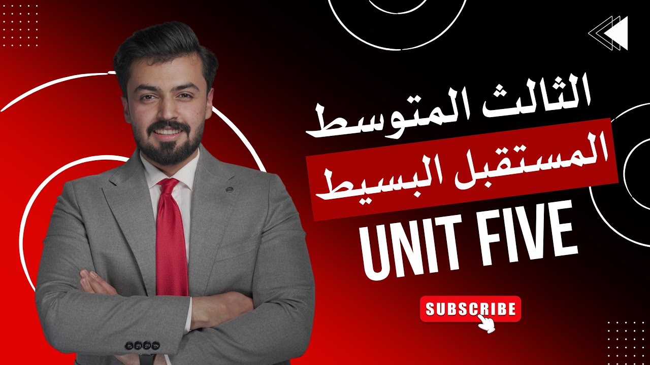 الثالث متوسط : المستقبل البسيط ، future simple الوحده الخامسه unit five