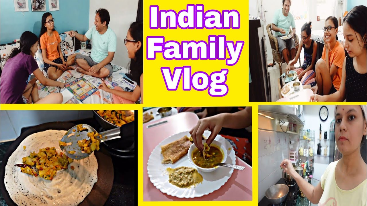 FRIDAY FAMILY VLOG| GAME 🎫🎲ke SATH AAj BANAYA SPECIAL MASALA DOSA 😋| #PRATIMASLIFENLIVING
