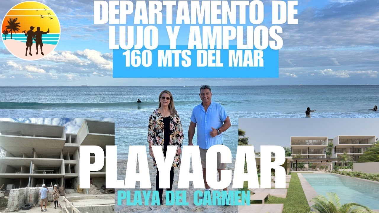 Departamentos de lujo y amplios en venta , Playacar a 160 m del mar, Playa del Carmen 23 noviembre