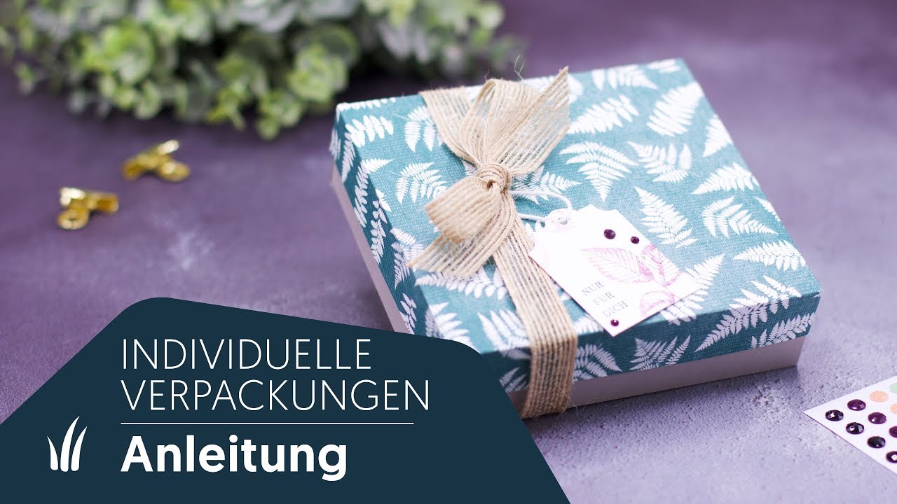 🌿individuelle Verpackungen selber herstellen - Schritt für Schritt