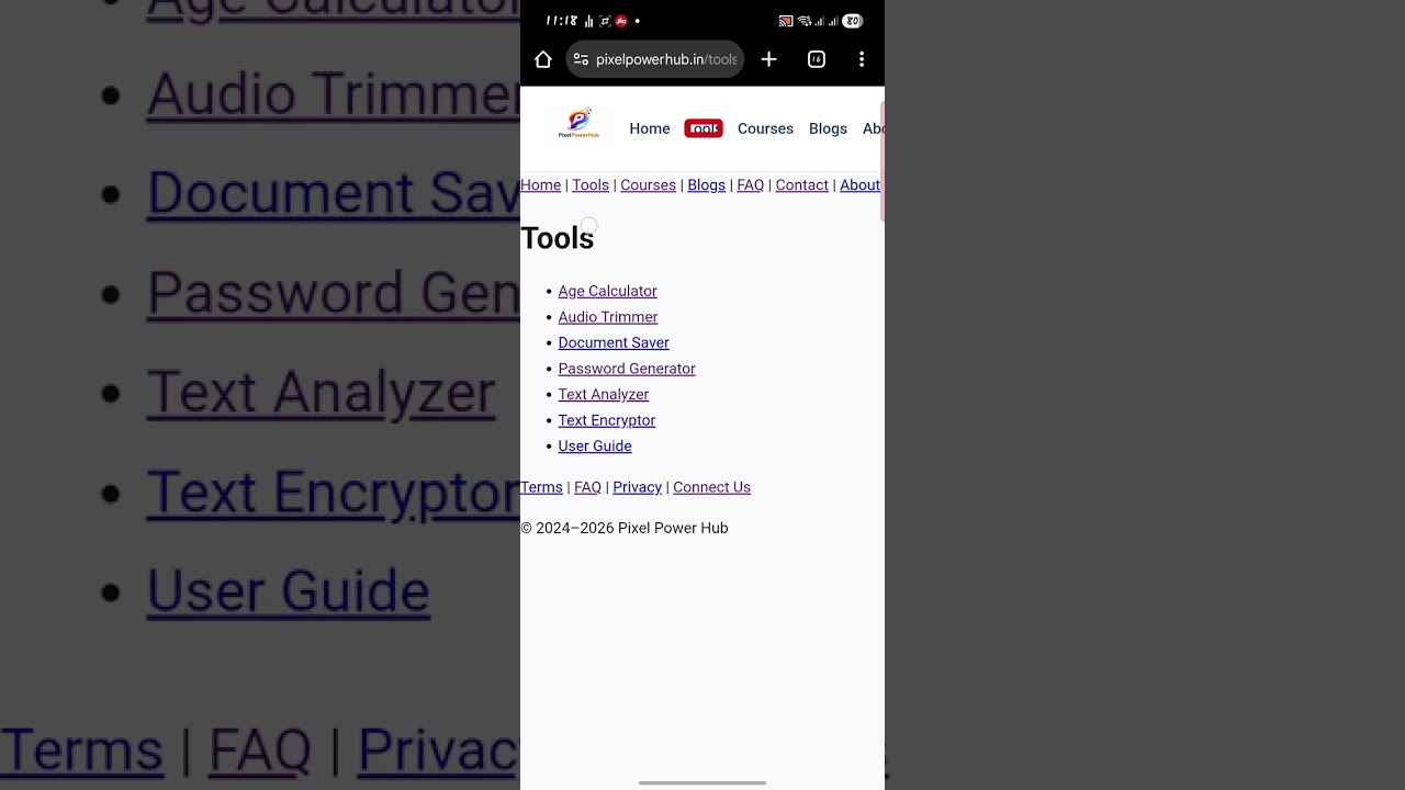 Introducing the Pixel Power Hub Website | Built With Care for Every User