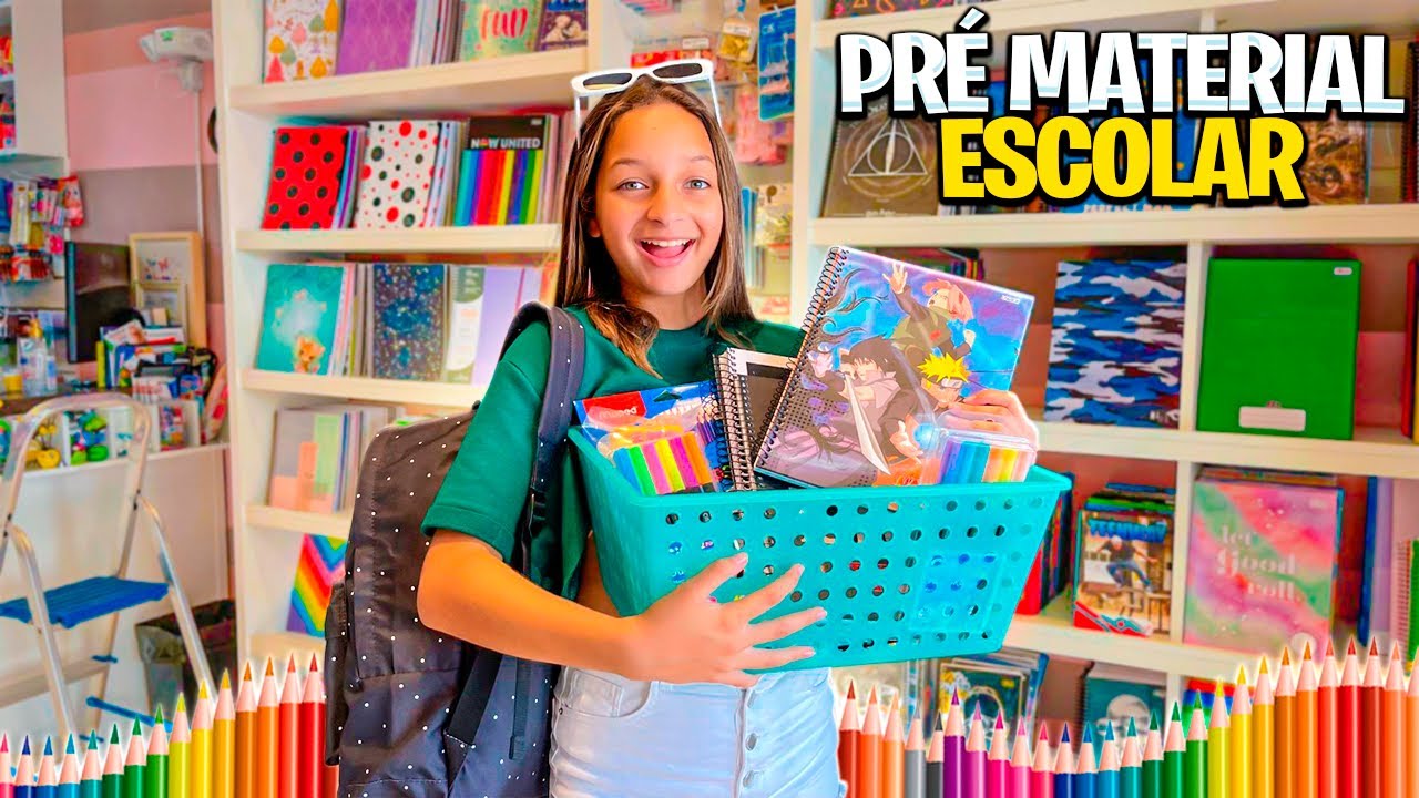 COMPRANDO MEU PRÉ MATERIAL ESCOLAR 2022