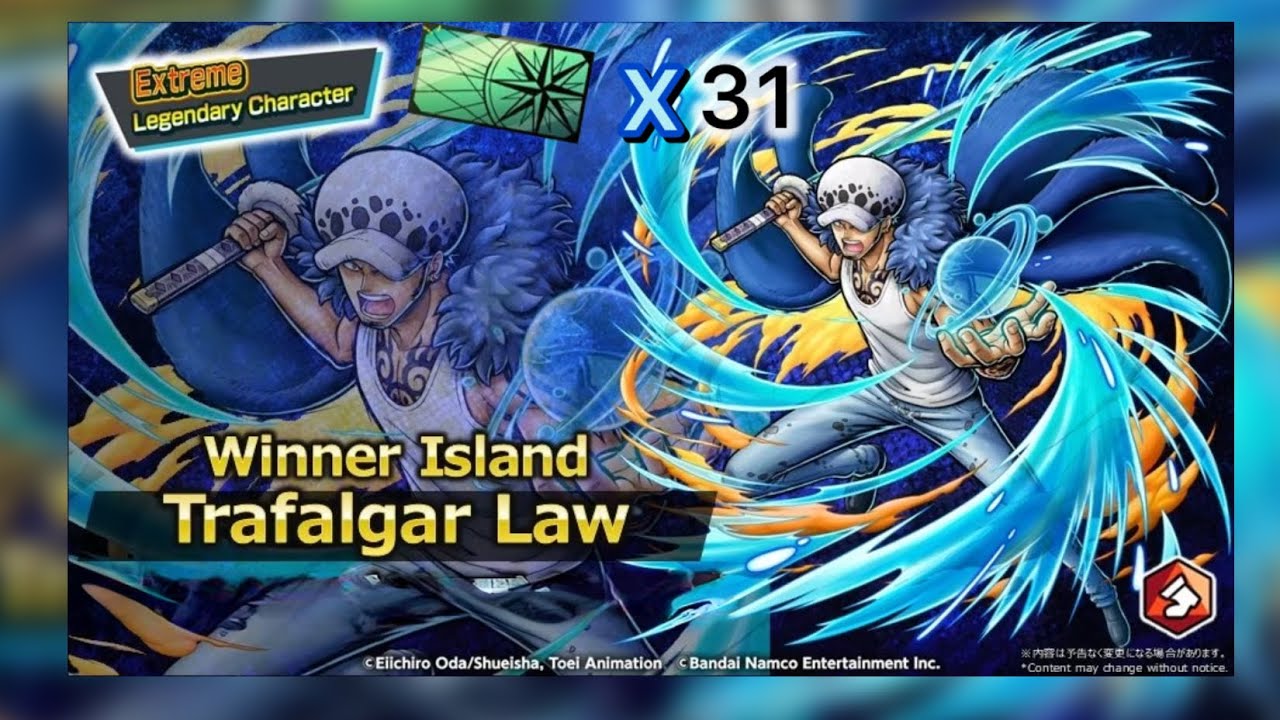Winner Island Trafalgar Law tickets+ Level MAX لاو الاكستريم تكتات+لفل ماكس #onepiecebountyrush 