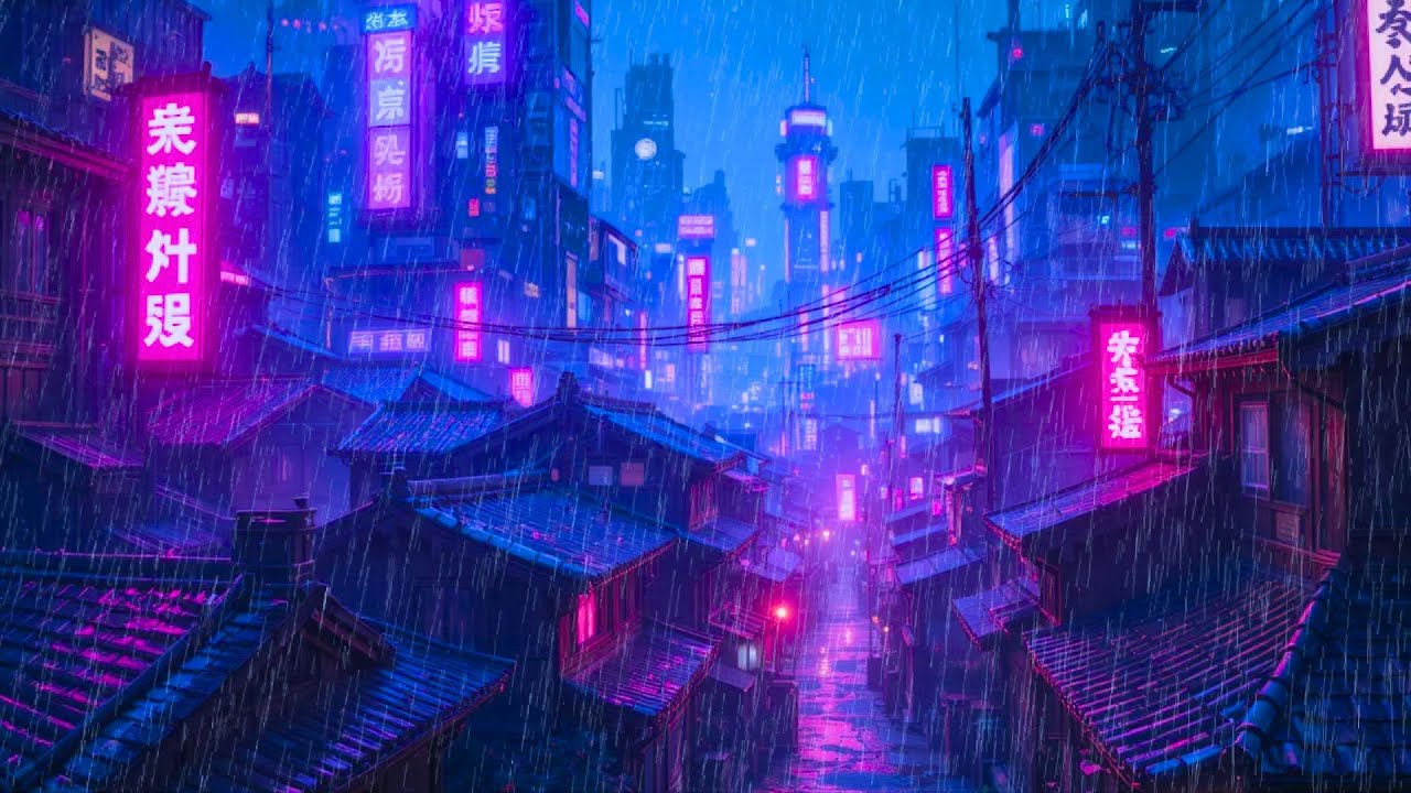 Late Night Study in the Rain ☔ Lofi for Deep Focus