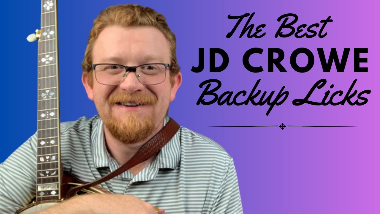 The Best JD Crowe Backup Licks // Banjo Lesson