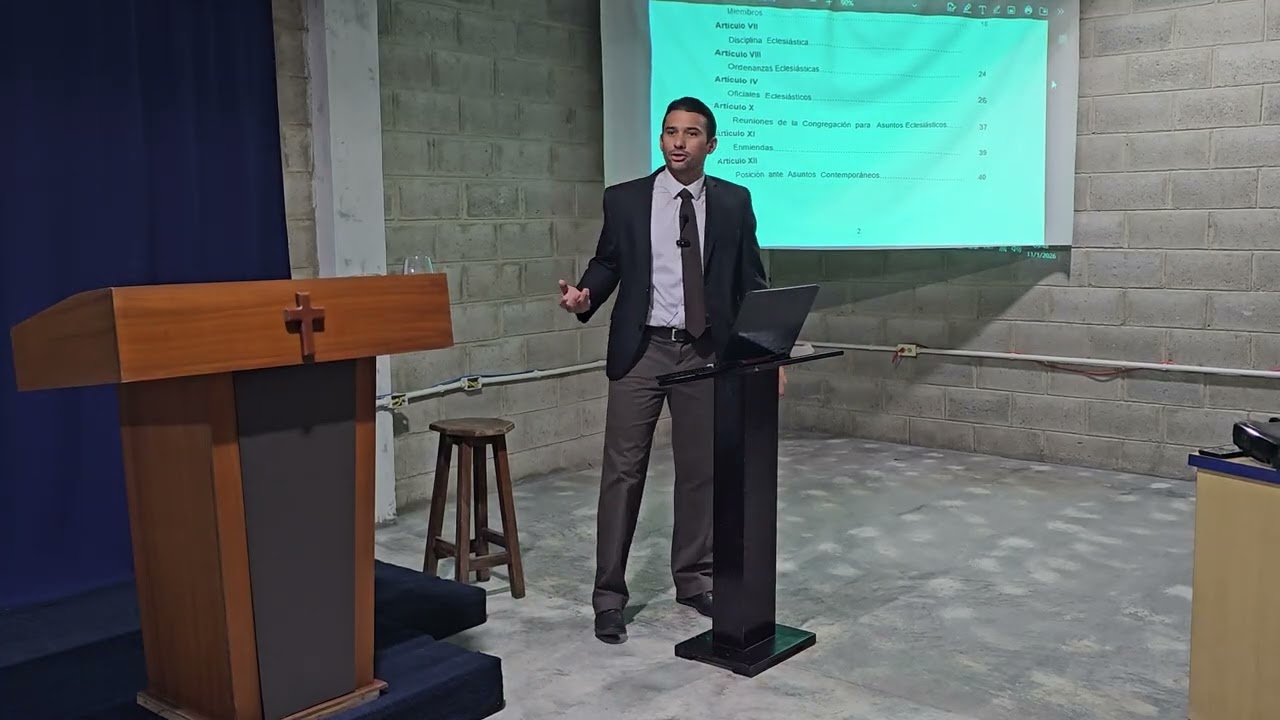 Clase dominical | la constitución | Pastor Johan Rosales. 