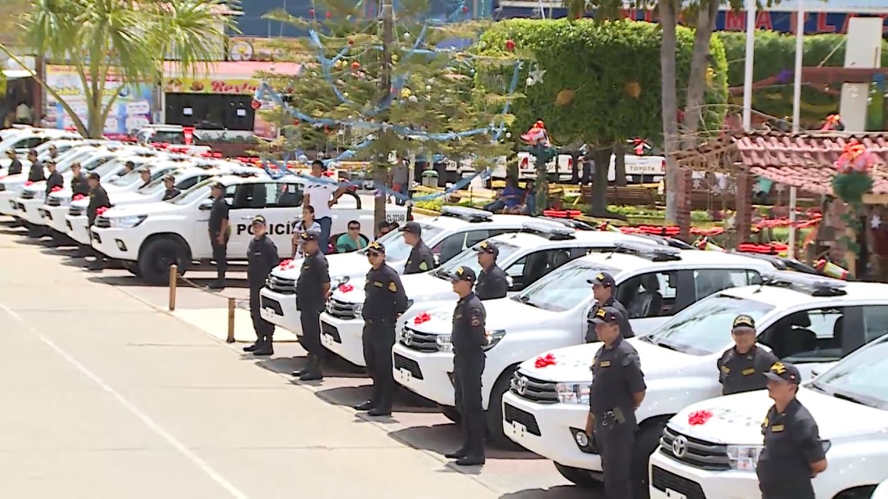 MININTER ENTREGA PATRULLEROS Y CAMIONETAS A REGIÓN SAN MARTÍN