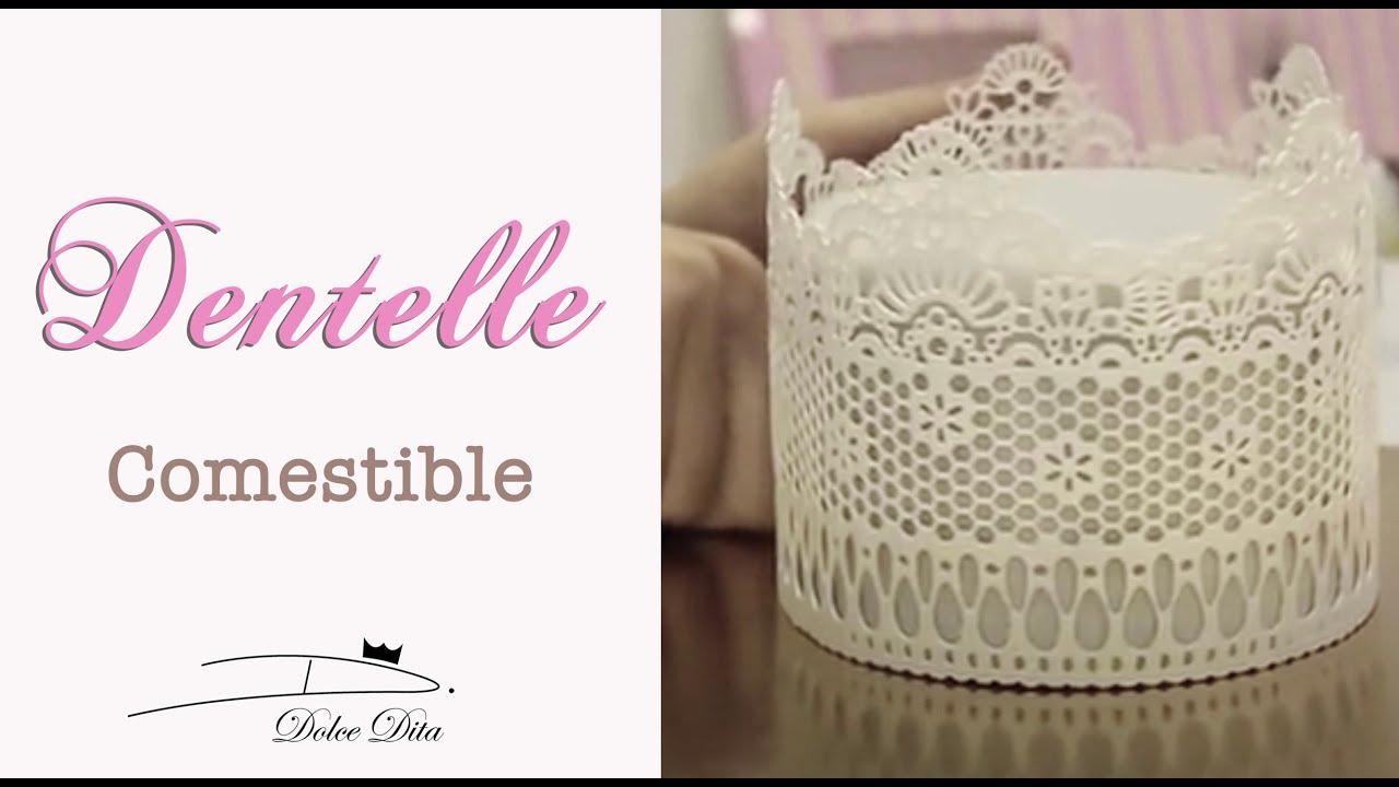 🎂 DENTELLE ALIMENTAIRE COMESTIBLE Comment la Préparer et Utiliser pour Décorer un Gâteau CAKE DESIGN