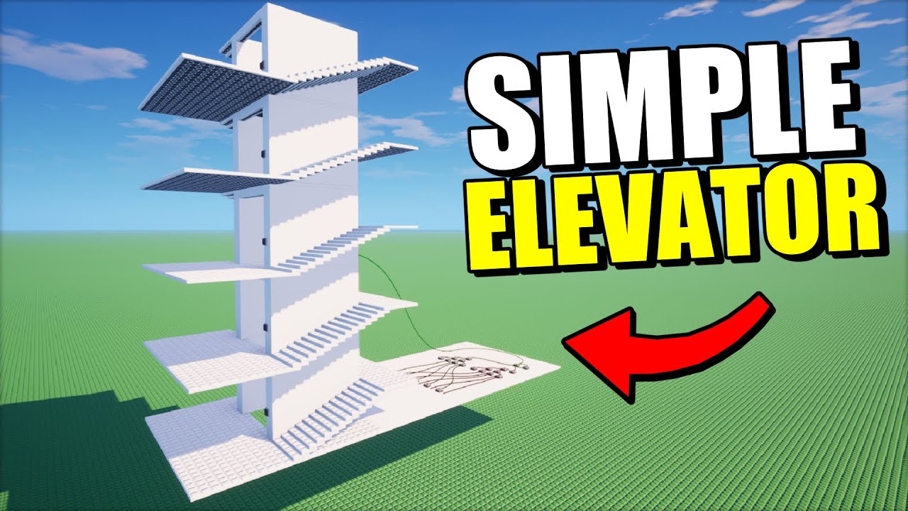 I Built a Simple Multi Floor Elevator in Brickadia!