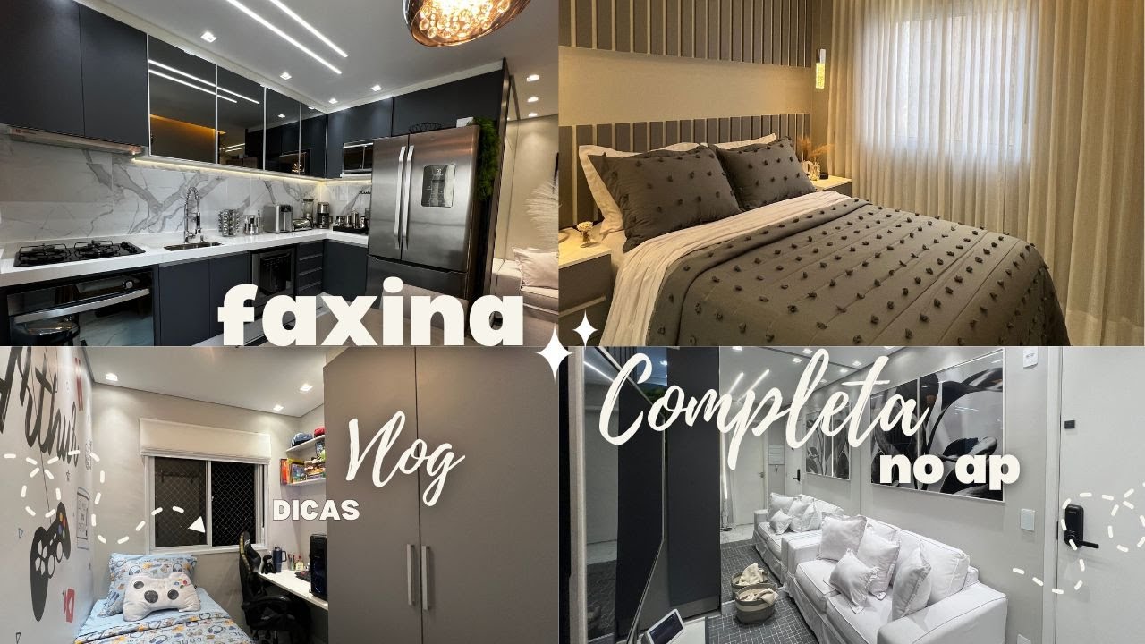 FAXINA COMPLETA NO APARTAMENTO! | Motivação pra fazer faxina!