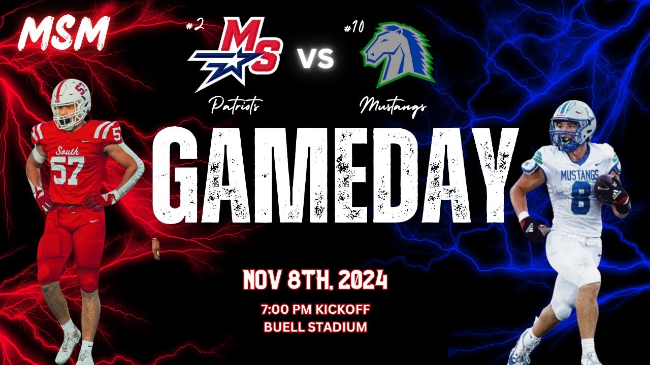 #2 Millard South Vs. #10 Millard North | Varsity Football Broadcast | Round 2