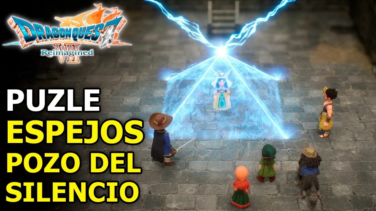 🔥 Puzle de los Espejos en Dragon Quest VII Reimagined 🪞 Pozo del Silencio (Nivel Superior)