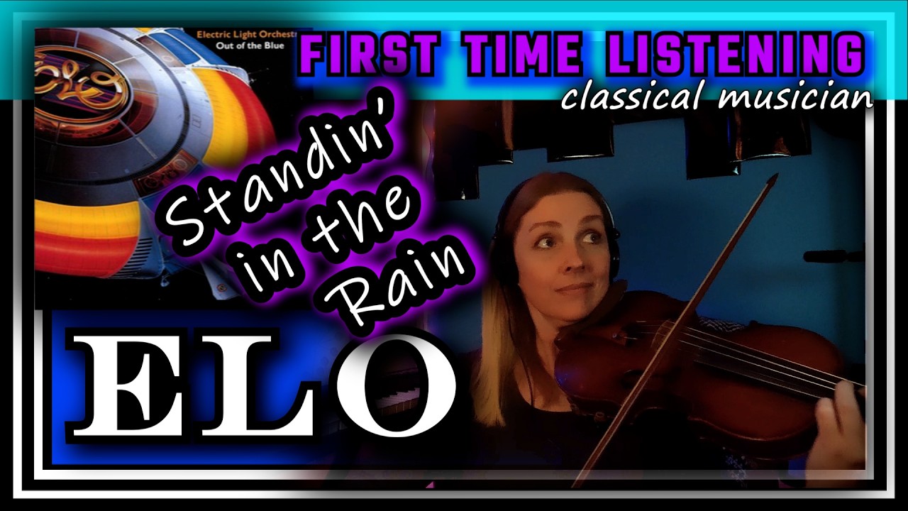 Classical musician reacts -- STANDIN' IN THE RAIN -- ELO -- FIRST TIME LISTENING *so exciting!*