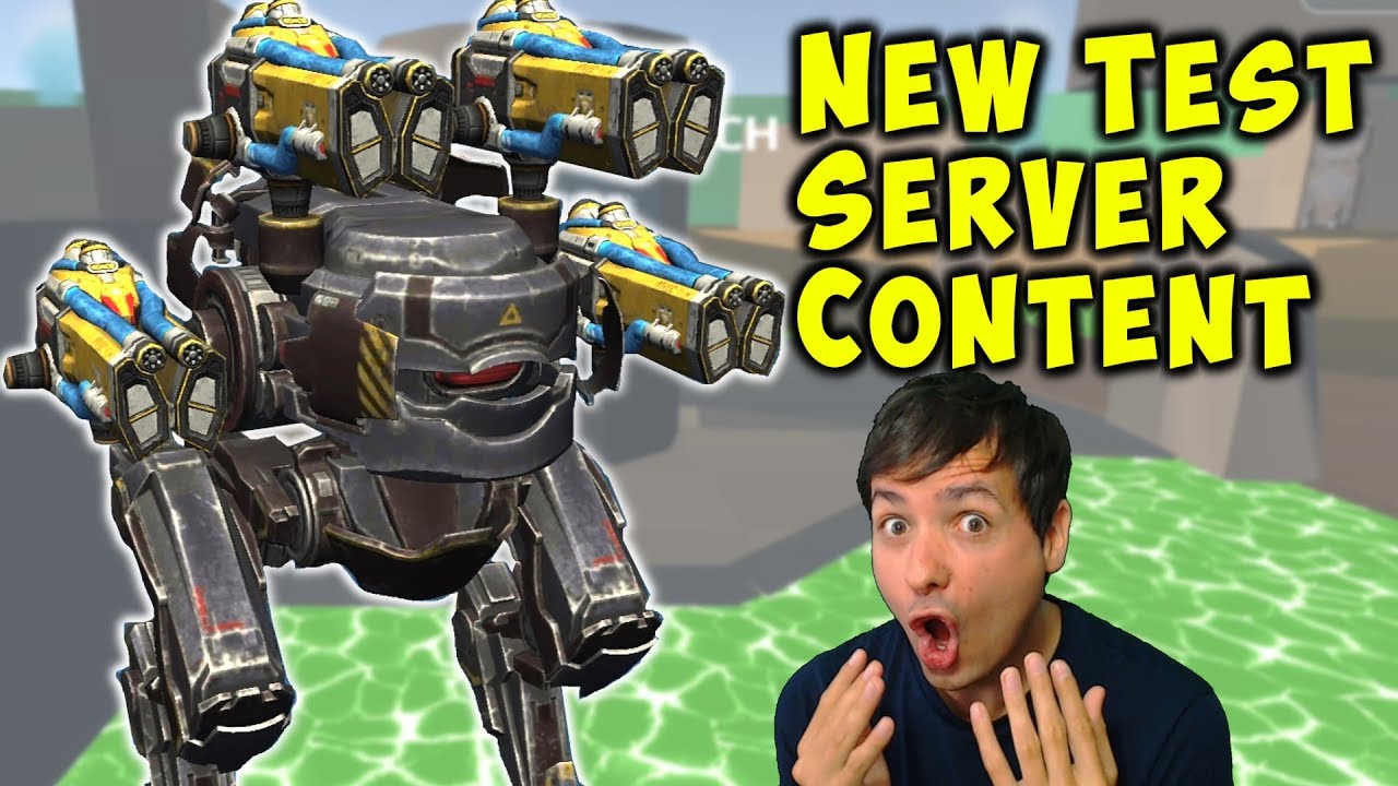 NEW War Robots REBALANCE & Content - Test Server Gameplay WR