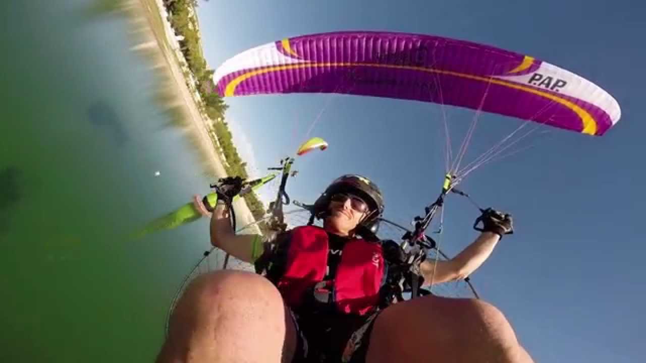 Paramotor Slalom training center with Ramón Morillas