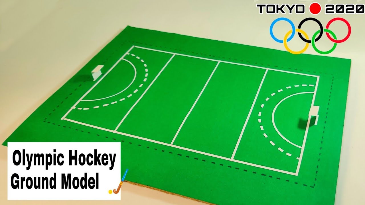 Paper crafts with cardboard | Tokyo Olympic 2020 hockey Model | Crafts with Paper Ideas