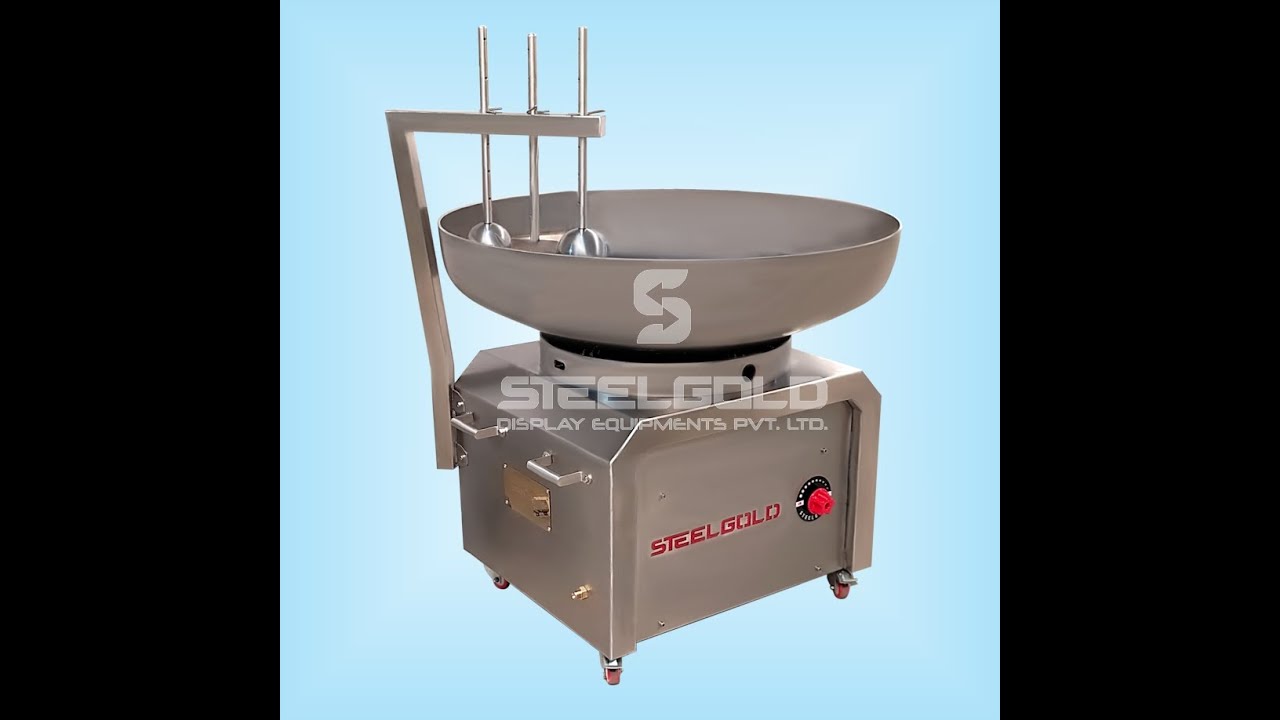 AUTOMATIC GULAB JAMUN FRYER  STEELGOLD Display Equipments Pvt. Ltd. Contact : +91 8866766663