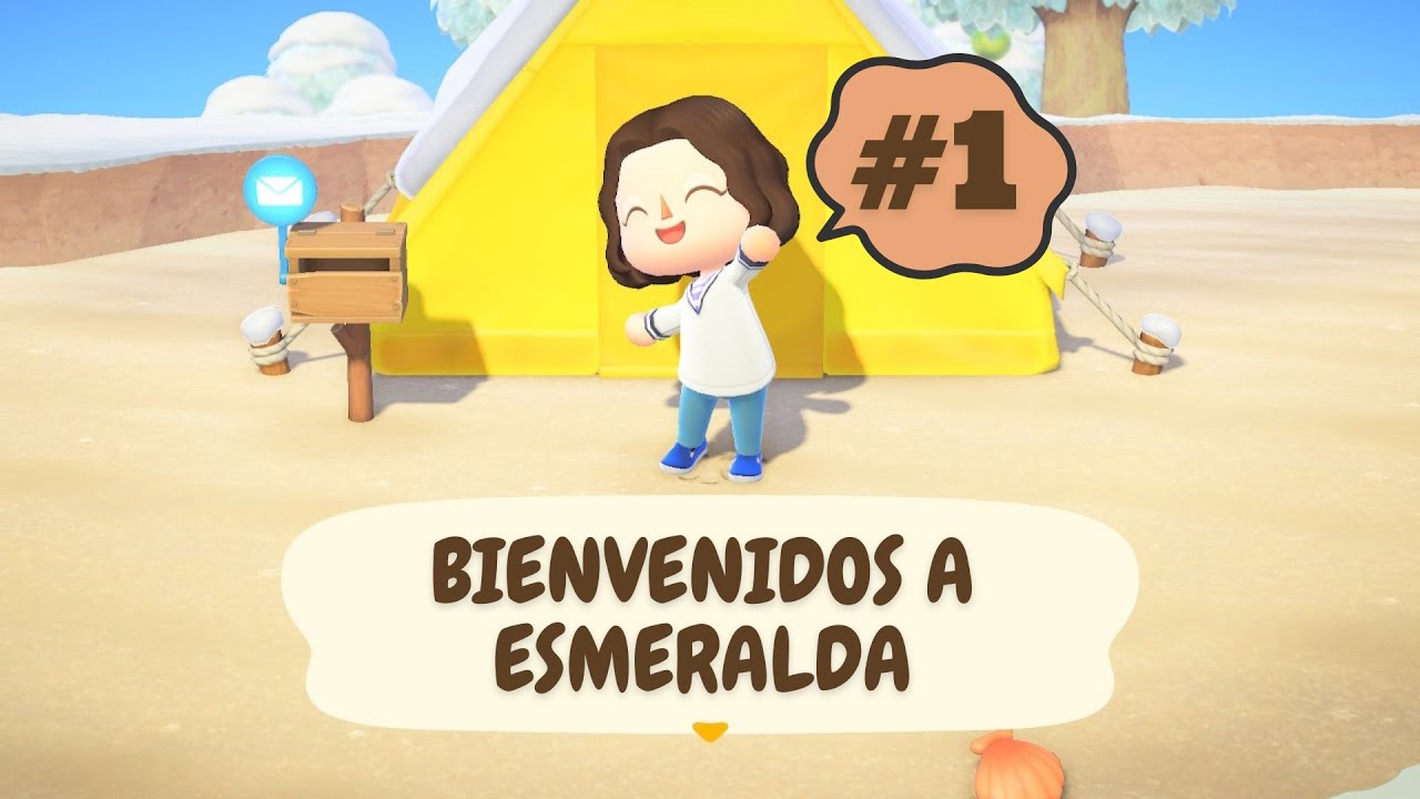 DESCUBRE A ESMERALDA💚 LA NUEVA ISLA DE TUS SUEÑOS🏕️ #01 ANIMAL CROSSING NEW HORIZONS
