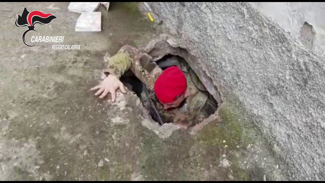 Rritrovamento bunker e rifugio latitante in Aspromonte