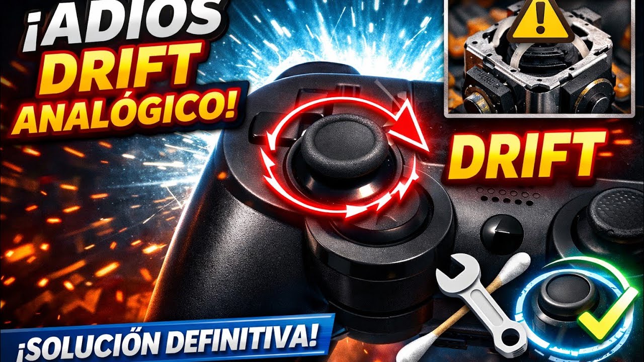  “Joystick PS4 se mueve solo (drift): solución simple que funciona”