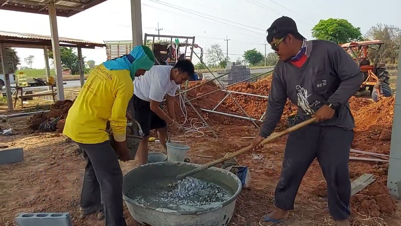 ซื้อวัสดุเทคานบ้านหลังน้อยเสา6ต้น หมดงบไม่ถึงหมื่น สร้างเองแบบแฟมิลี่ EP.3