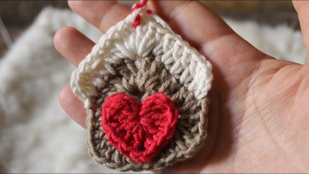 Crochet Gingerbread House Ornament ❤️ | Cute Christmas Decoration Idea