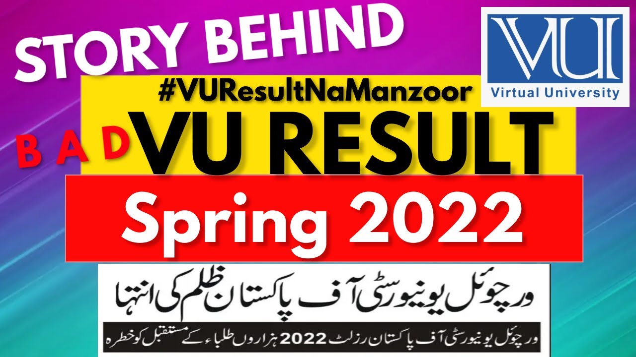VU Result Spring 2022 #vu