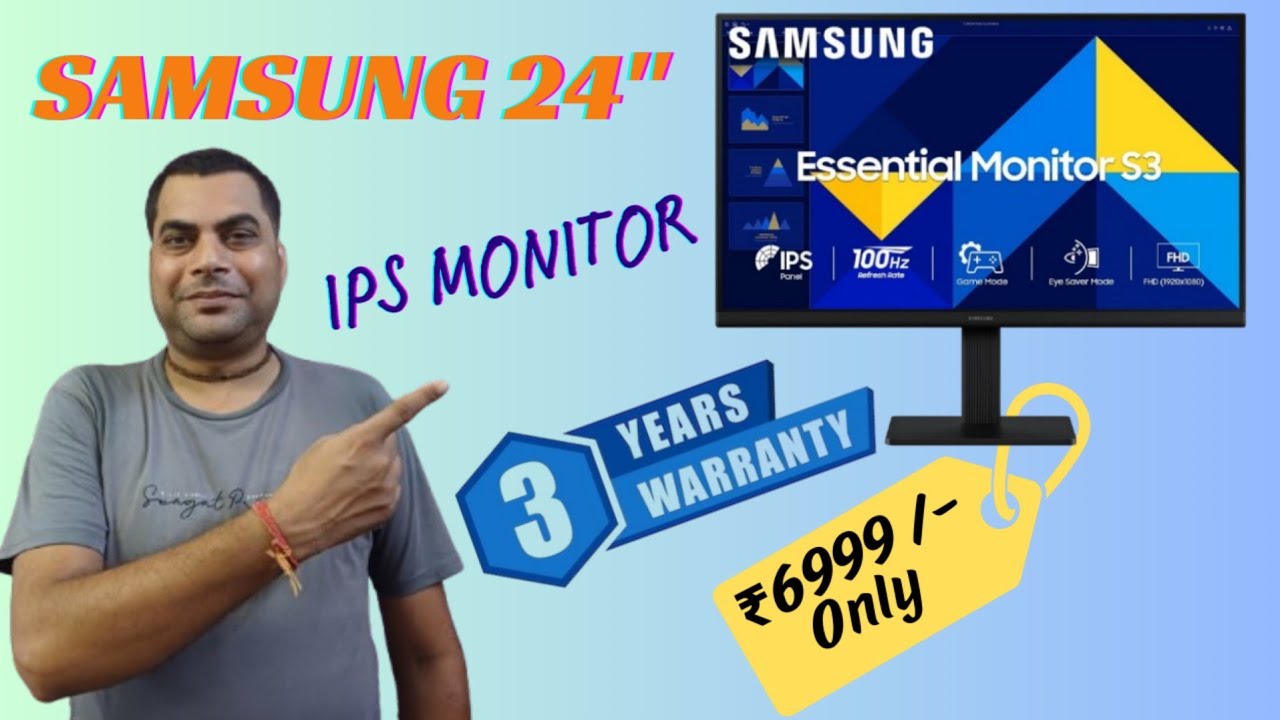 Best Gaming Monitor Under ₹7000✨🔥  Samsung 24