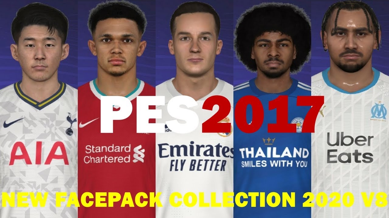 PES 2017 NEW FACEPACK COLLECTION 2020 V8