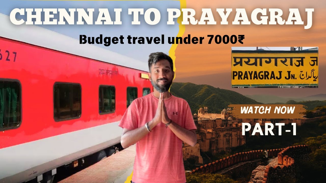 Chennai to Prayagraj for KUMBH MELA 2025 I தமிழ் Train journey vlog I PART-1